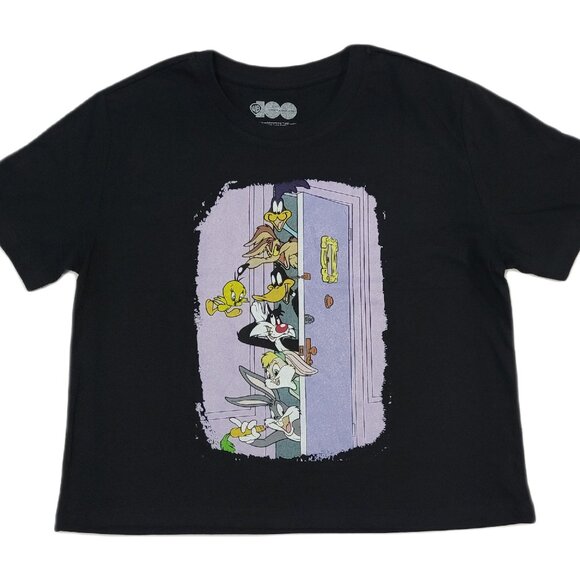 Warner Bros. 100 (Celebrating Every Story) Cartoon Crop Top - Picture 1 of 4